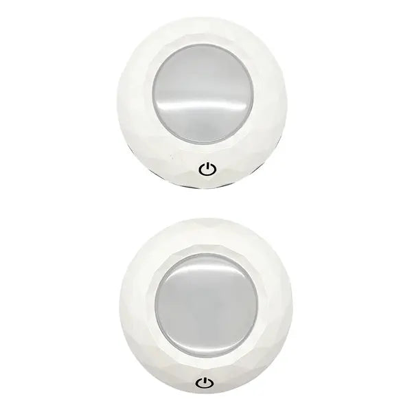 Stanley LED Touch Light 2-Pack – Easy-Use Micro LED Puck Lights with Adhesive Mounts