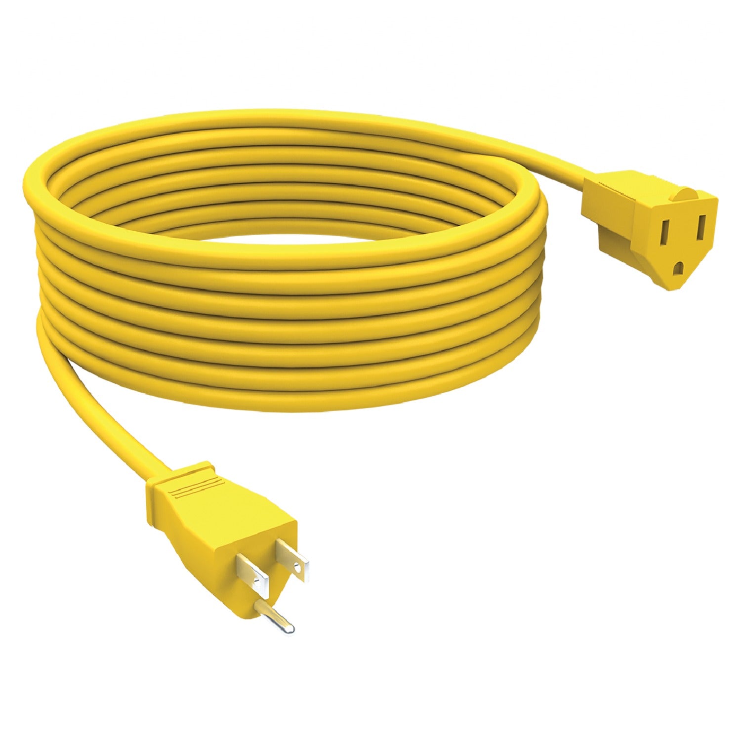 STANLEY 33157 15-Foot Yellow Outdoor Extension Cord, 15 Amp, 125 Volt