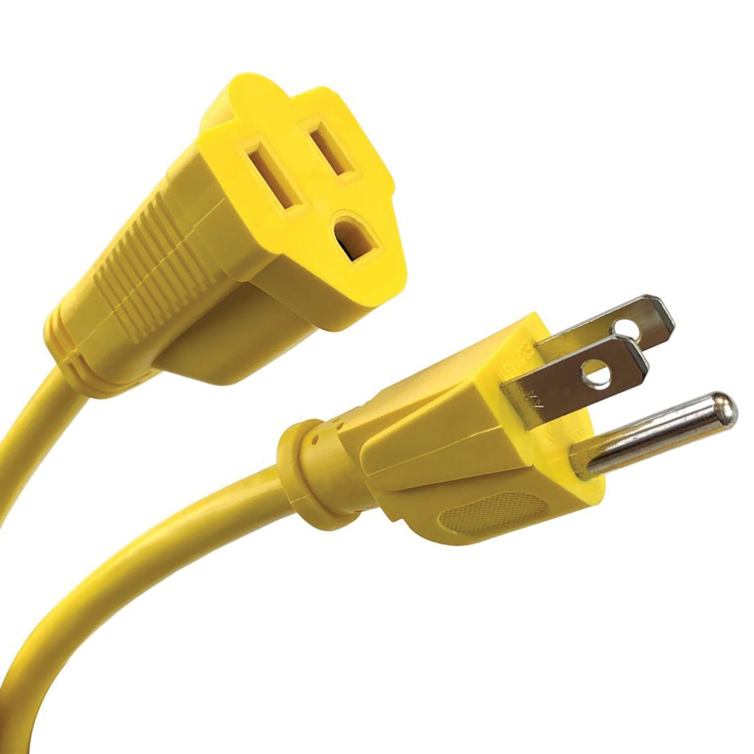 STANLEY 33157 15-Foot Yellow Outdoor Extension Cord, 15 Amp, 125 Volt