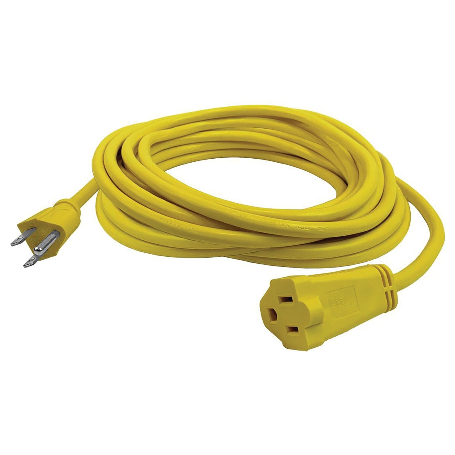 STANLEY 33157 15-Foot Yellow Outdoor Extension Cord, 15 Amp, 125 Volt