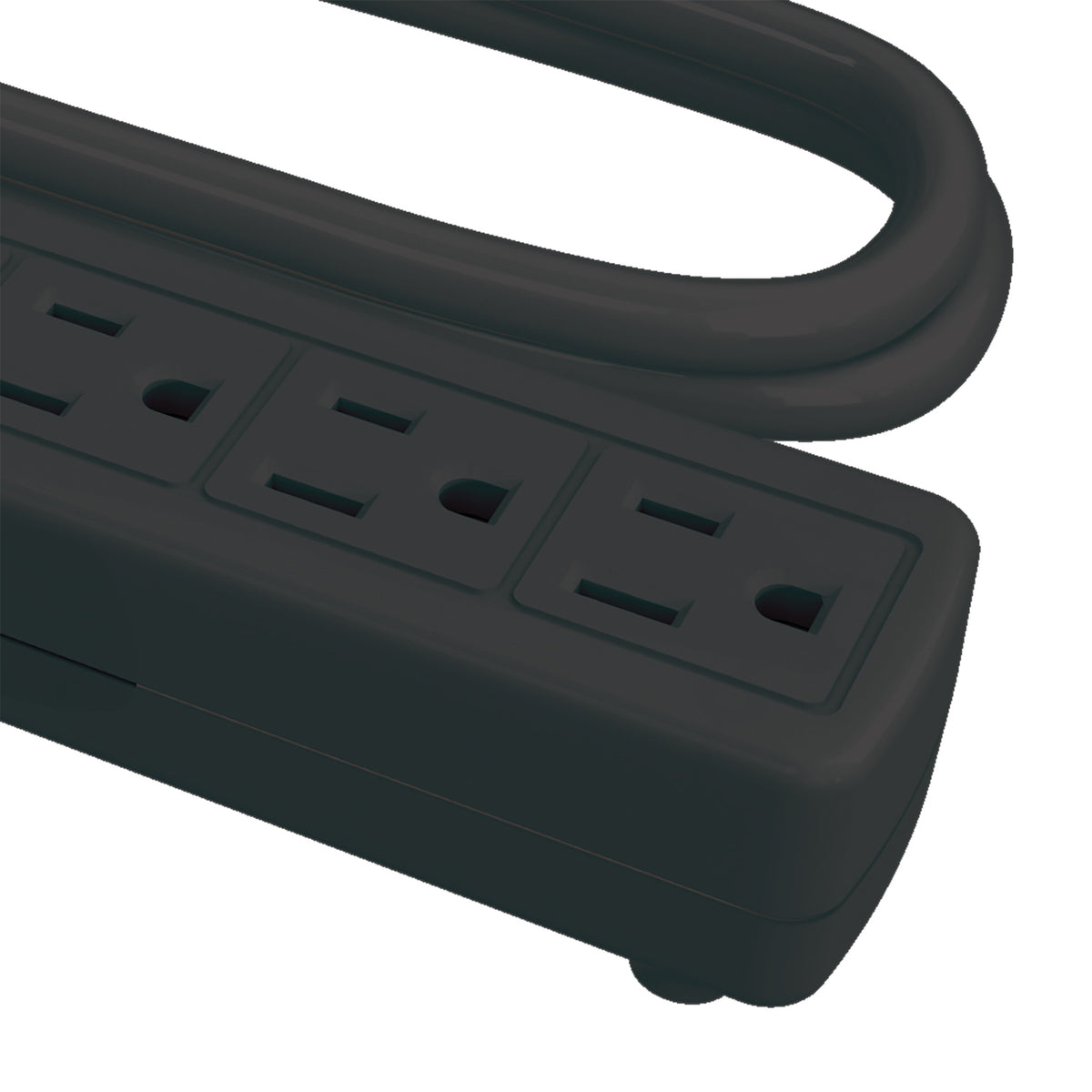 STANLEY 33222-R 6-Outlet 800-Joule Surge Protector with 3-Foot Cord