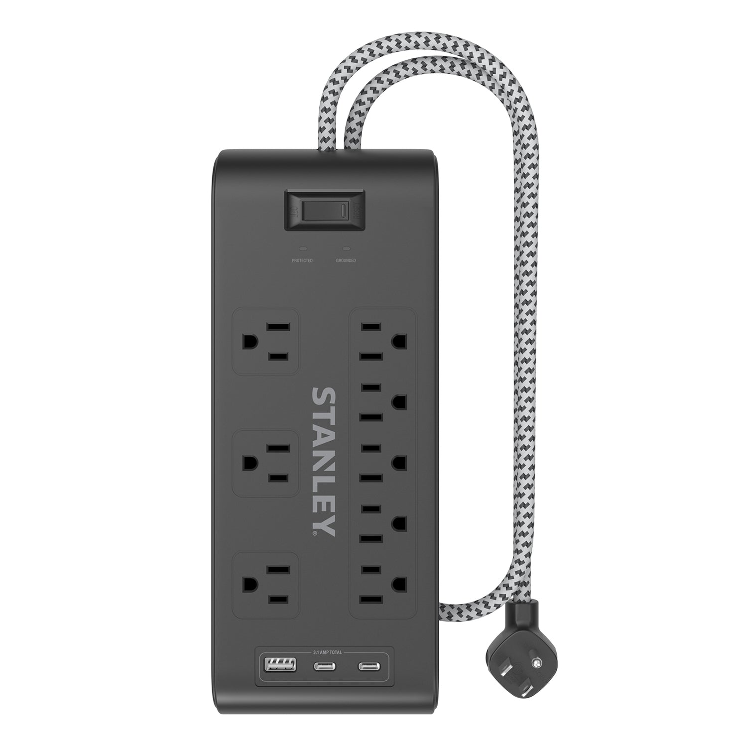 SURGE BLOK 8OT 1USB/2C SP