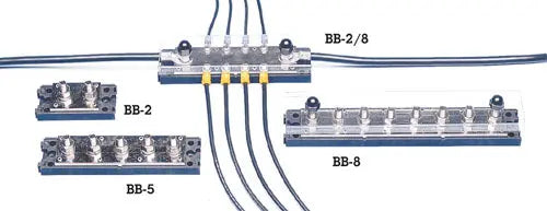 Newmar BB-2 Copper Bus Bar Assembly - Heavy Duty 500 Amp Rated Ground and Power Distribution