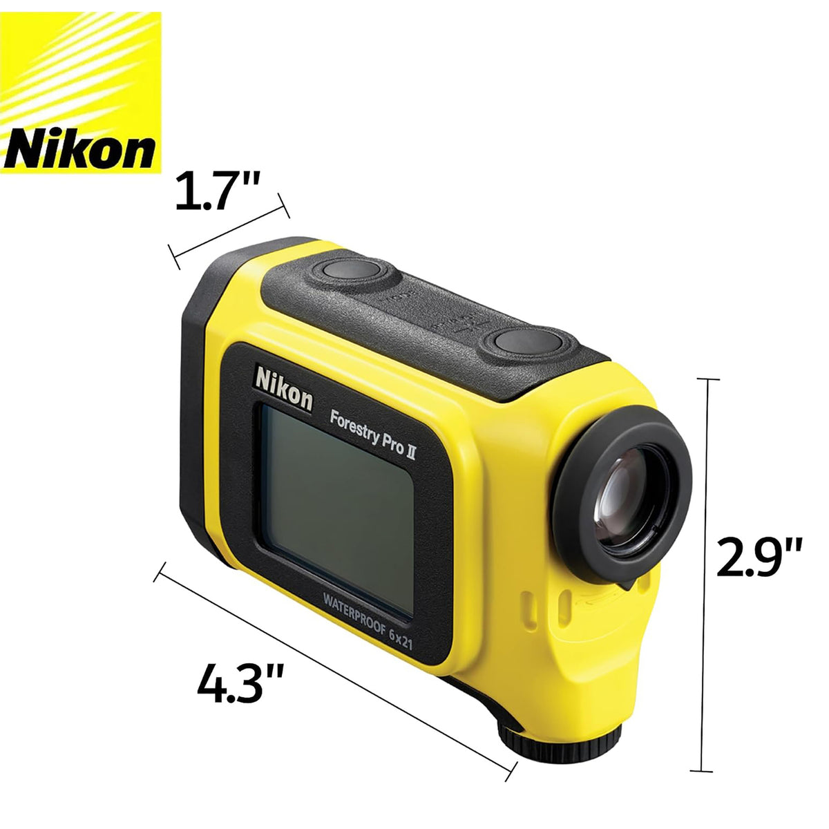 Nikon Forestry Pro II Laser Rangefinder with Hyper-Read, Part Number 16703