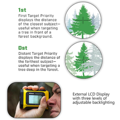 Nikon Forestry Pro II Laser Rangefinder with Hyper-Read, Part Number 16703