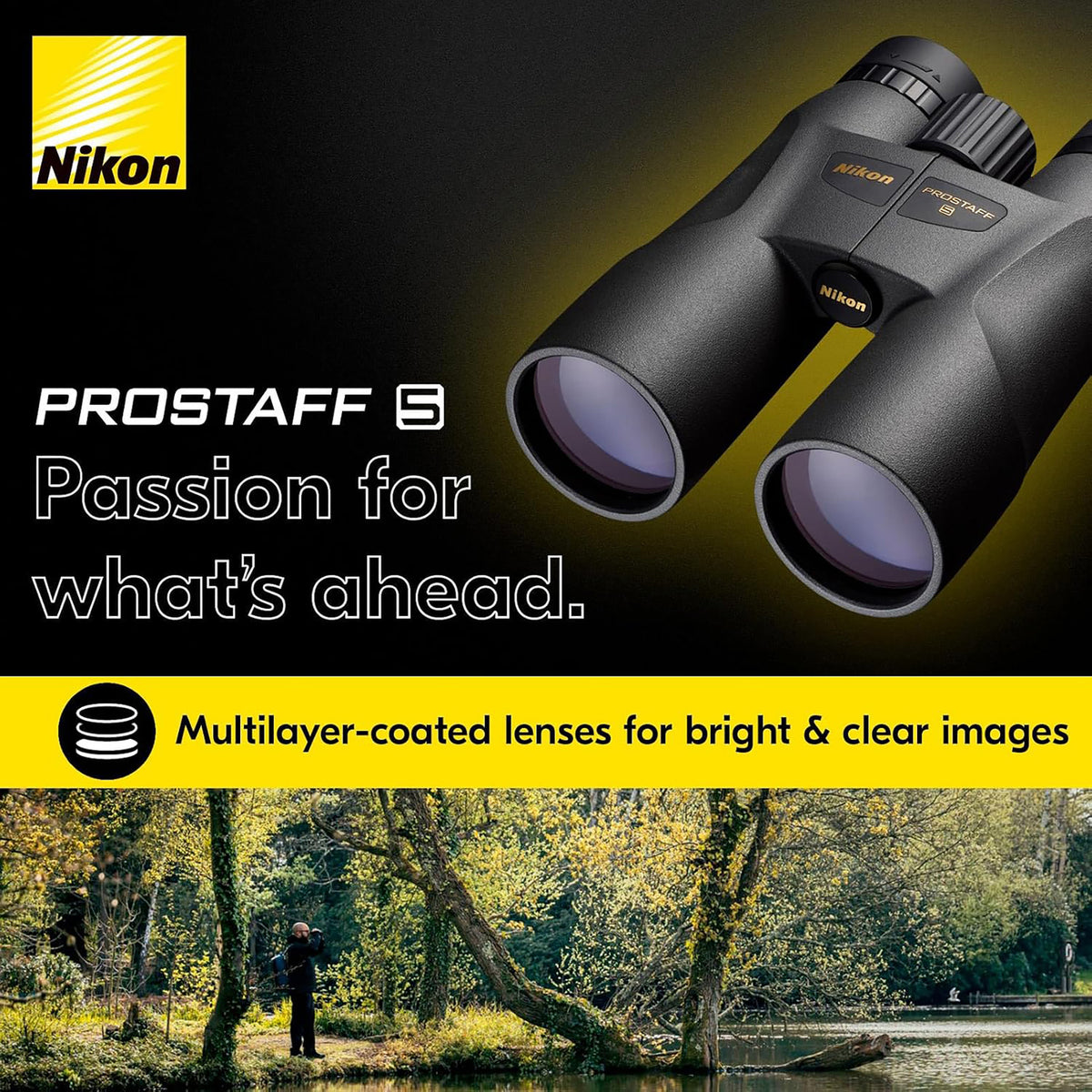 Nikon Prostaff P5 10x50 Binoculars, Part Number 7572