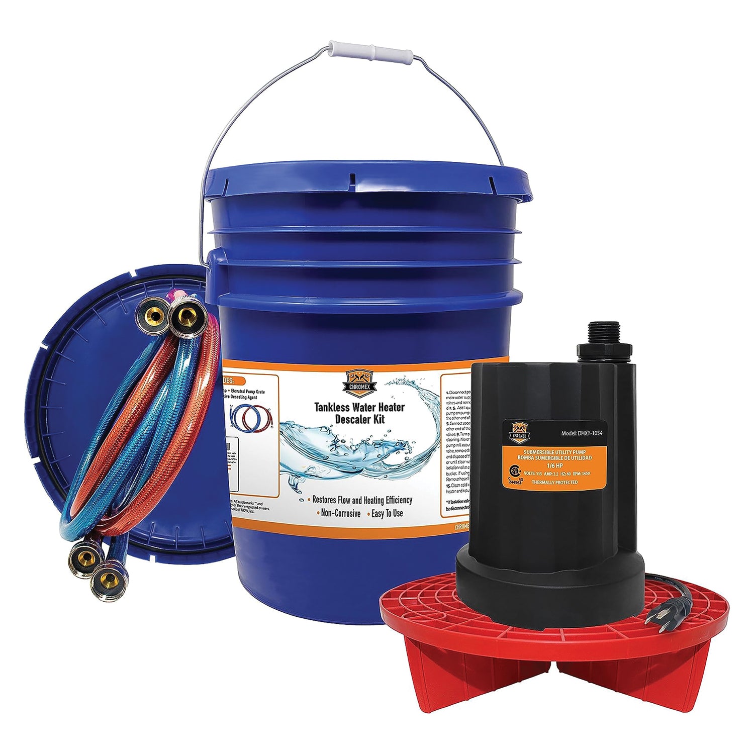 Chromex Tankless Water Heater Descaler Kit CXT1-1102 for Efficient Maintenance