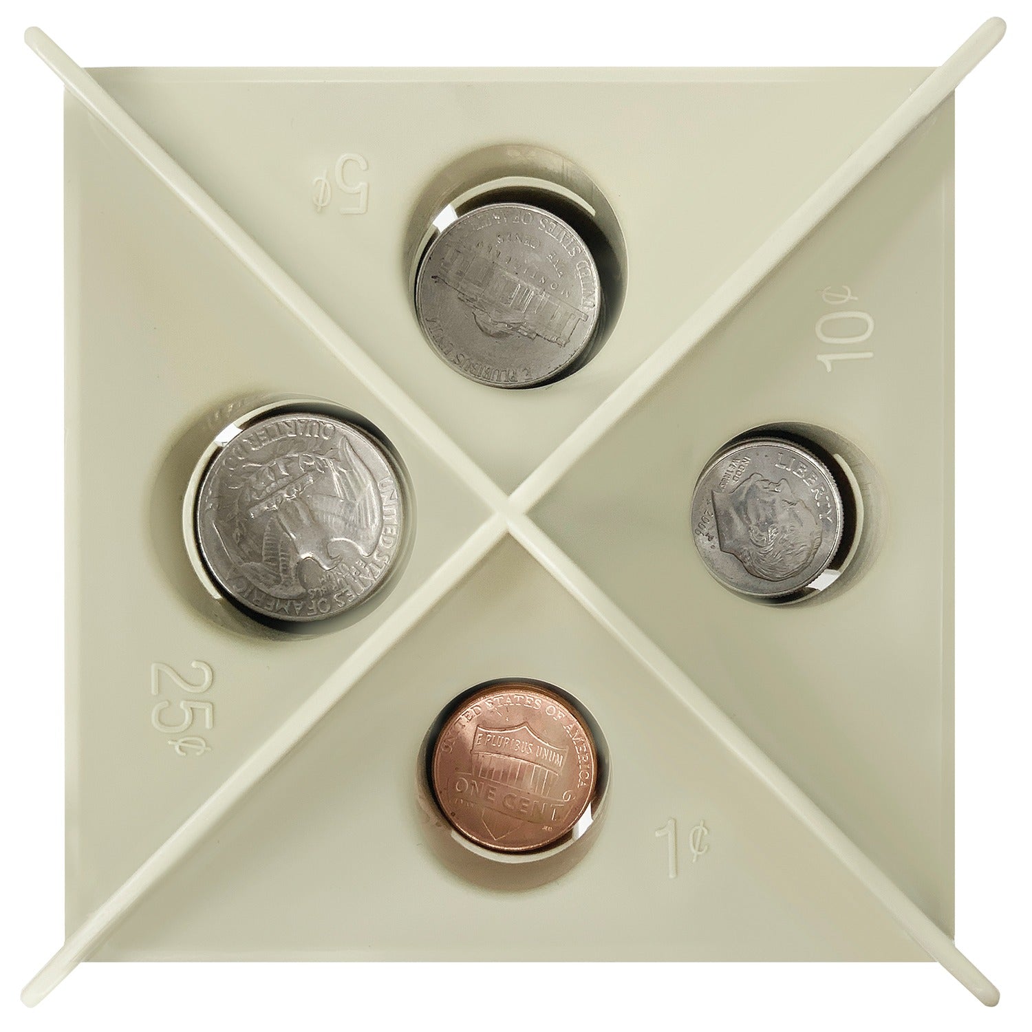 NADEX(TM) Coins NCS8-1133 4 Comp Manual Coin Sorting Device