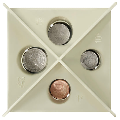 NADEX(TM) Coins NCS8-1133 4 Comp Manual Coin Sorting Device