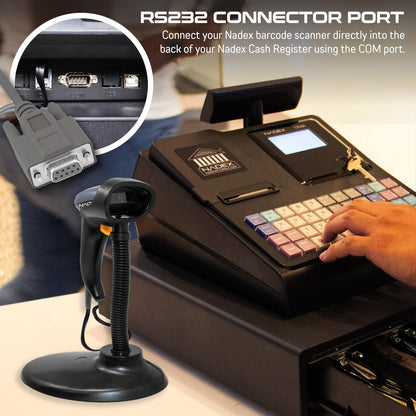 NADEX(TM) COINS CR360/CR600 Handheld Barcode Scanner (Part Number: NXTE-1891)