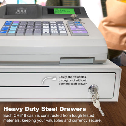 Nadex CR318 Cash Register with Thermal Printer and Advanced Features