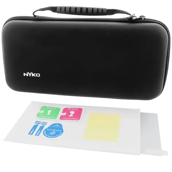 NYKO(R) Switch 2 2-in-1 Play-and-Go Kit with Tempered Glass Screen Protector and Carrying Case