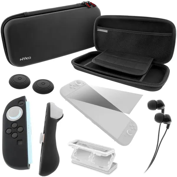 NYKO Switch 2 Starter Kit with Carry Case, Screen Protector, and Accessories