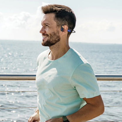 OPN SOUND MEZZO+ Open-Ear Bone Conduction Bluetooth Headphones, OS8000BL