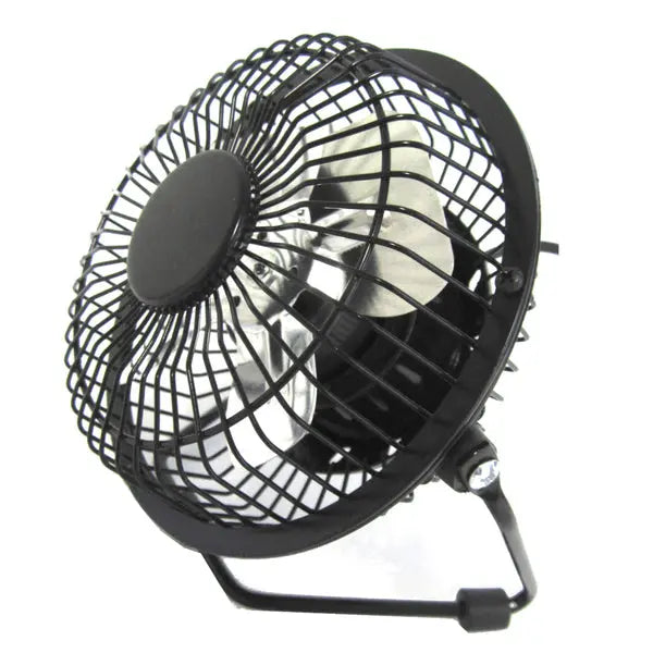 Optimus F-4048 4-Inch USB and AC Power Mini Fan with Adjustable Tilting Head