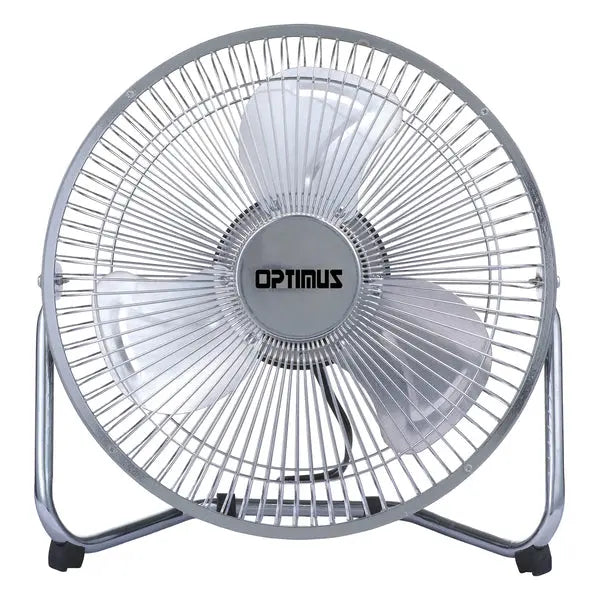 Optimus F-4092 9-inch High Velocity Fan with 3-Speed Motor and 360-Degree Tilting Head