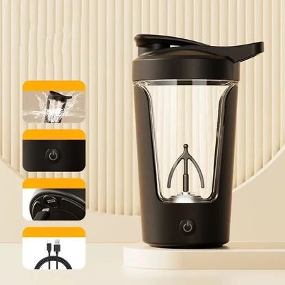 400ML Electric Protein Shaker Bottle Atticus Goods