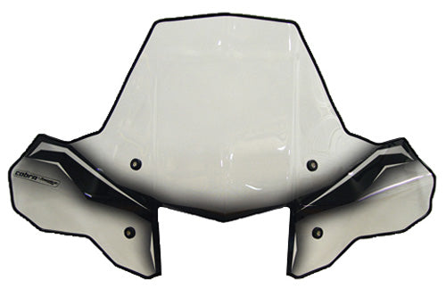 PowerMadd ProTek Windscreen with Headlight Cut-Out and Rapid Release Mount (Part #24572)