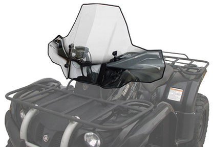 PowerMadd PROTEK Windshield, No Headlight Cut-Out, Rapid Release Mount - Durable Off-Road Protection