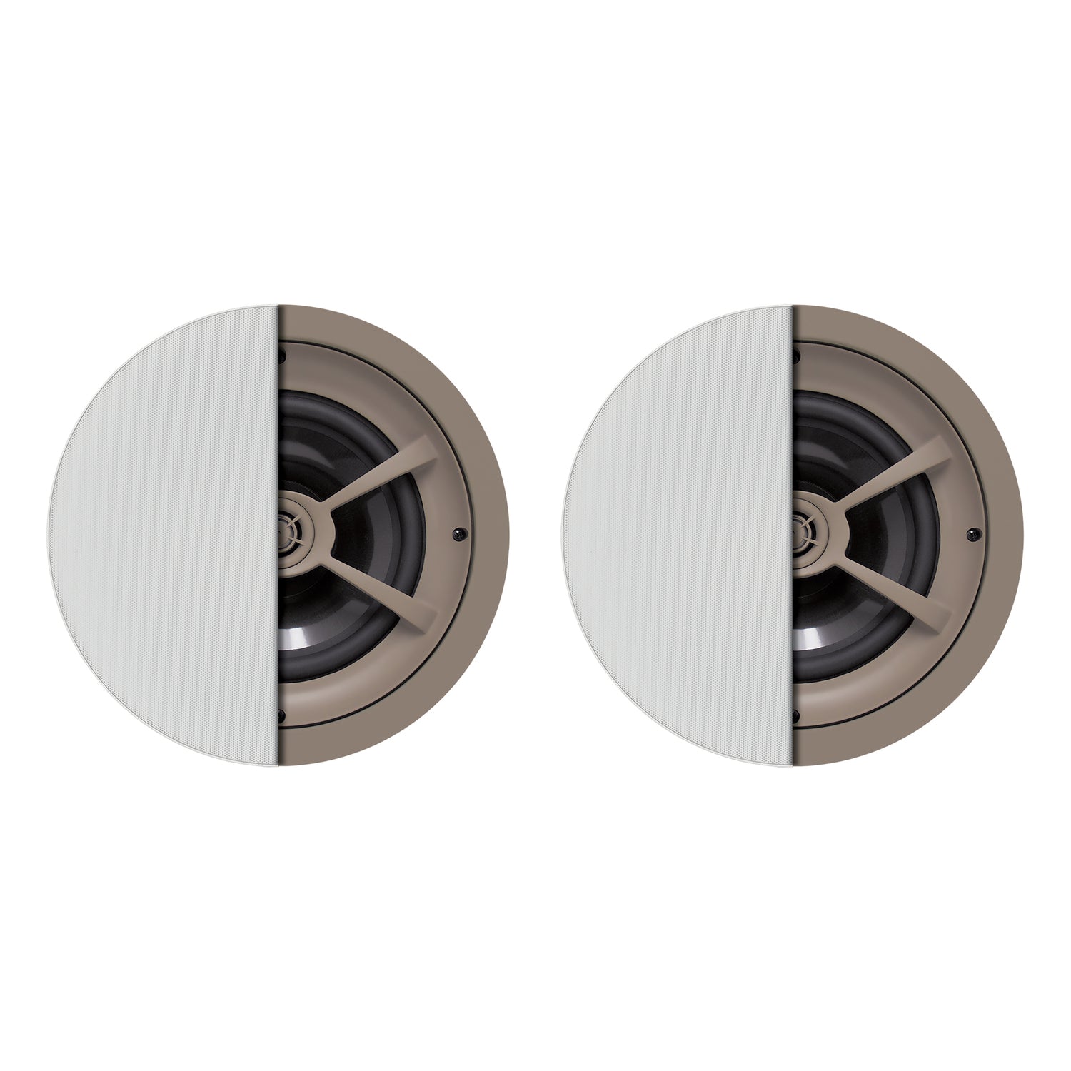 Proficient Audio C801 8-Inch Graphite Ceiling Speaker Pair