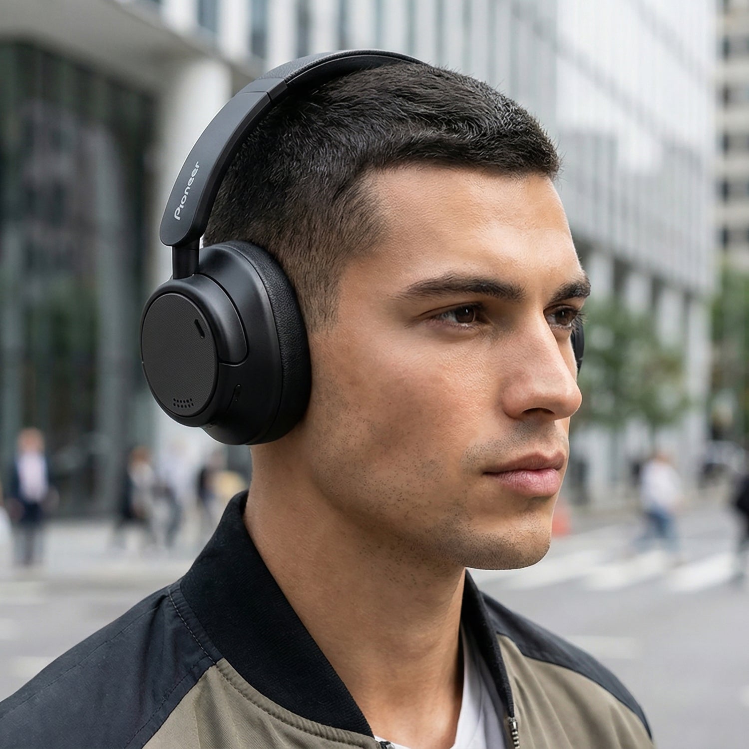 Pioneer A35 Over-Ear Wireless Headphones with Active Noise Cancellation and Hybrid Connectivity