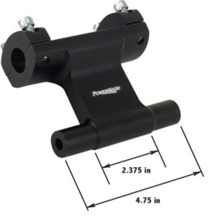 PowerMadd Power Rise 475 2-Inch Tall Handlebar Risers, 1-1/8 inch Clamp Diameter