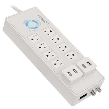Panamax P360-8 8-Outlet Surge Protector Power Strip with USB Charging