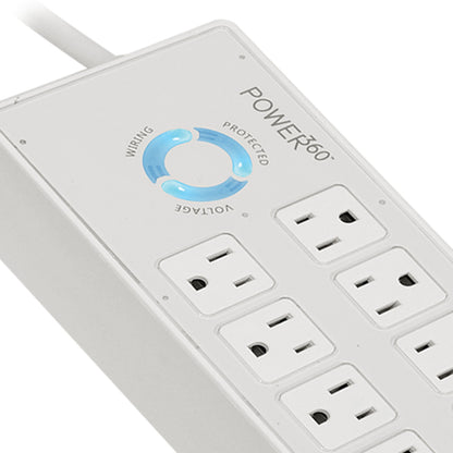 Panamax P360-8 8-Outlet Surge Protector Power Strip with USB Charging