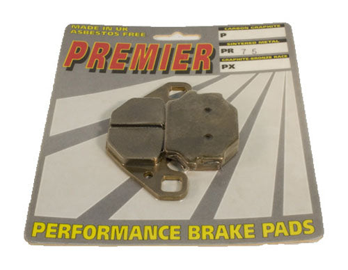 Premier Braking PR75 ATV Metallic Brake Pads - Suitable for Dirt and Street Use