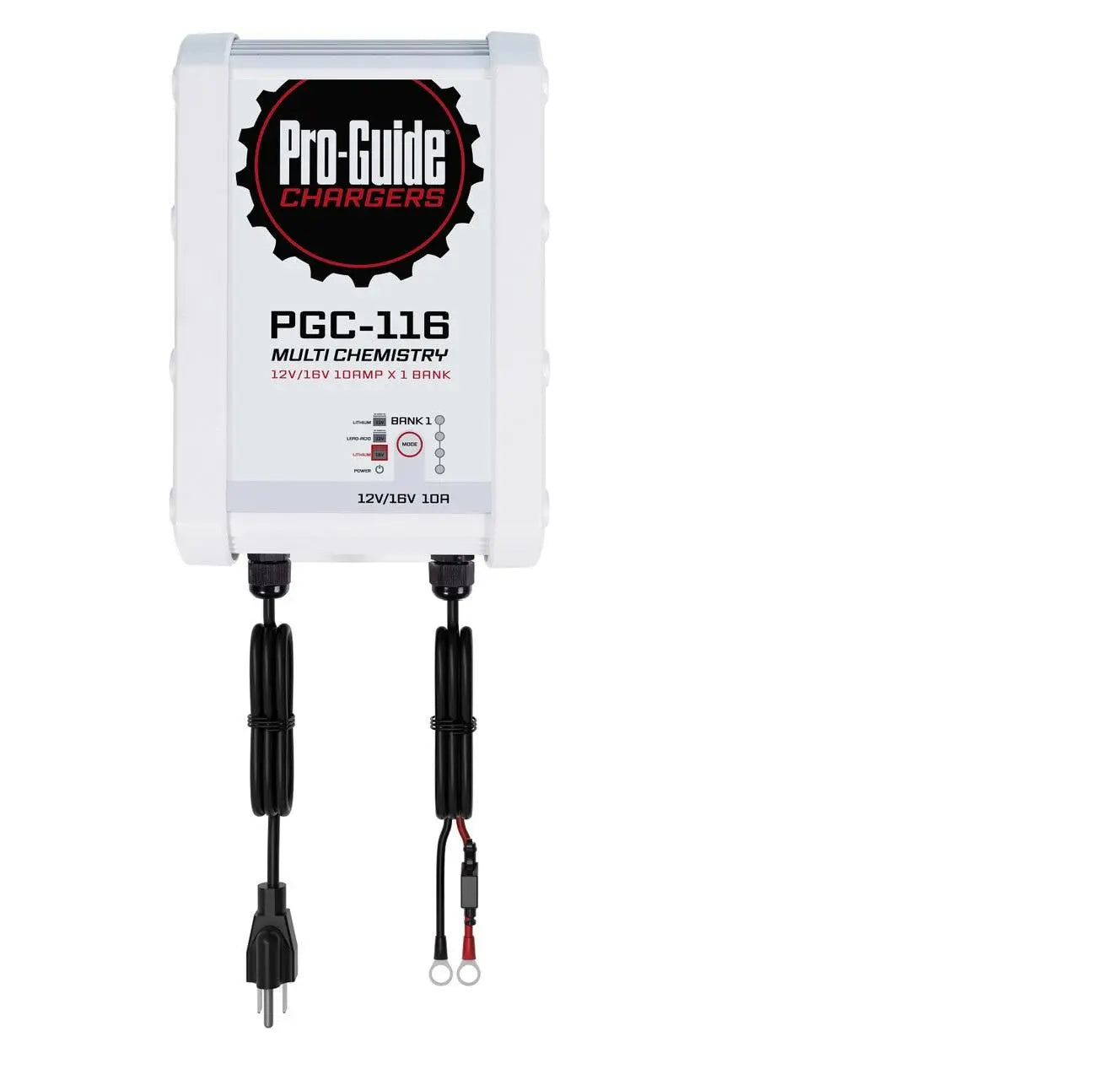 Pro-Guide Batteries PGC-116 12V AGM / Lithium & 16V Lithium On-Board Battery Charger