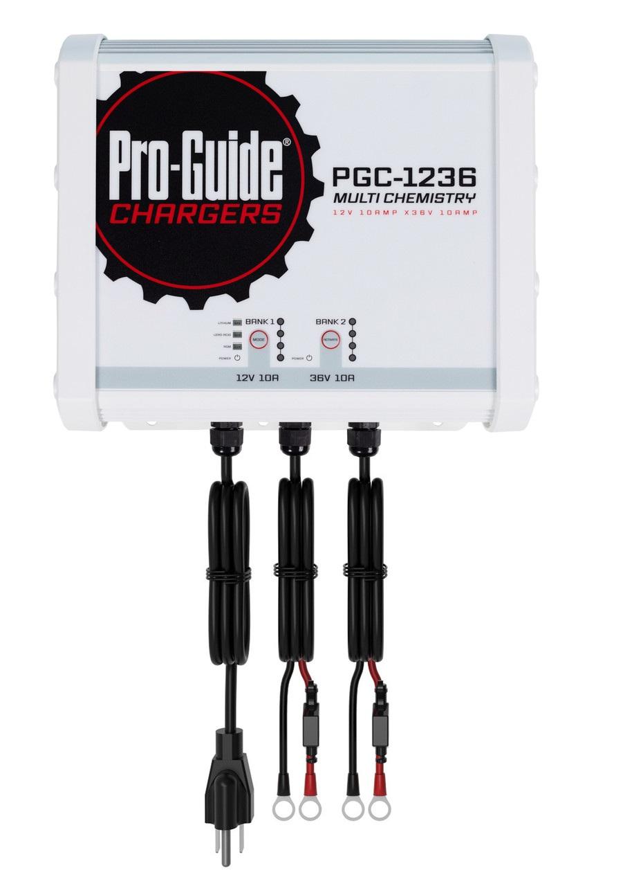 Pro-Guide PGC-1236 12V Lead Acid, AGM, Lithium & 36V Lithium On-Board Battery Charger