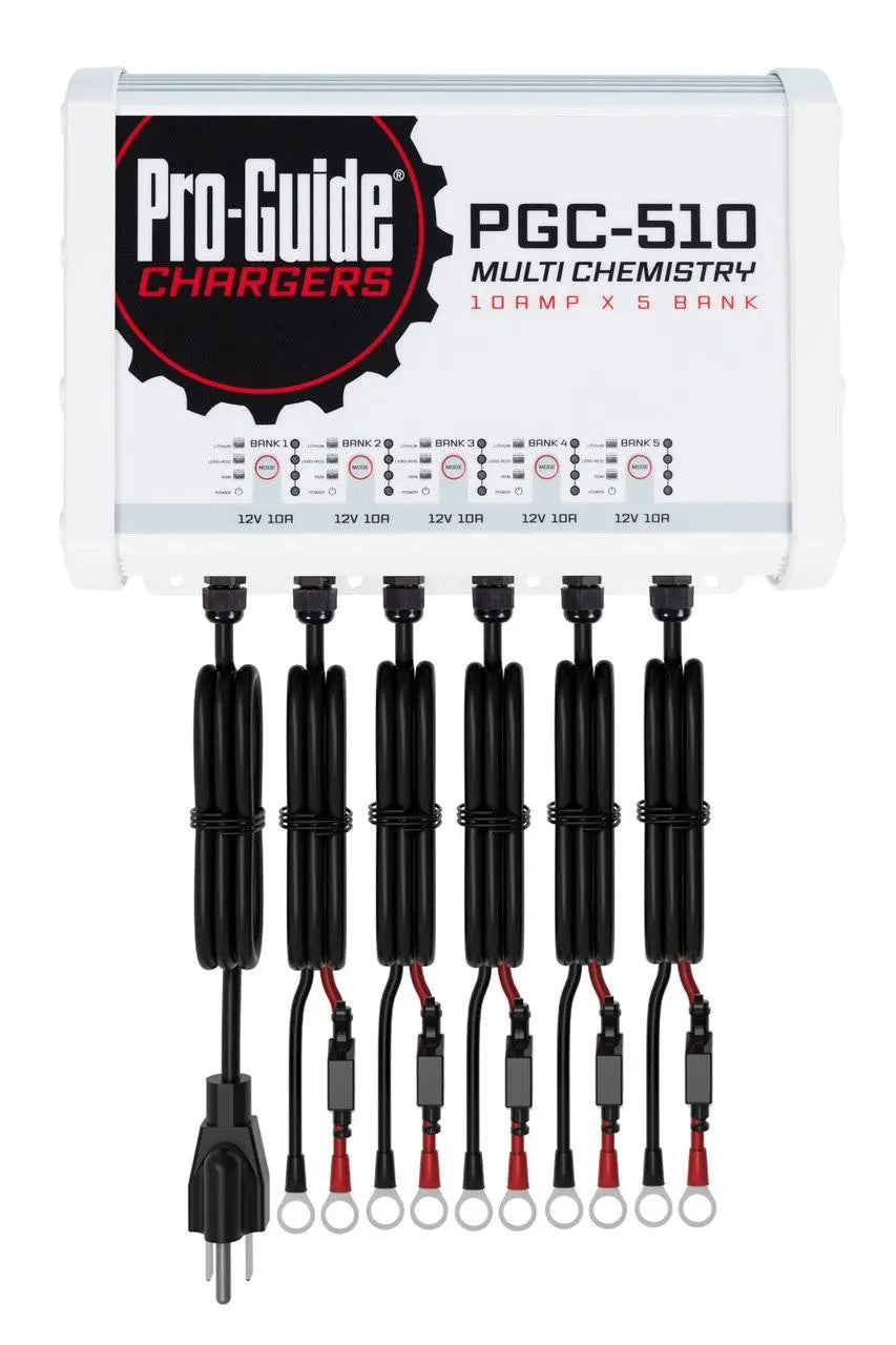 Pro-Guide Batteries PGC-510 12V Lead Acid, AGM, Lithium On-Board Battery Charger