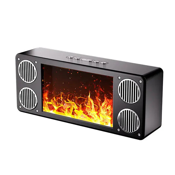 Priority Products Fireplace Light Speaker Black (Part #51811163B) with Bluetooth 5.4 and Flame Effects