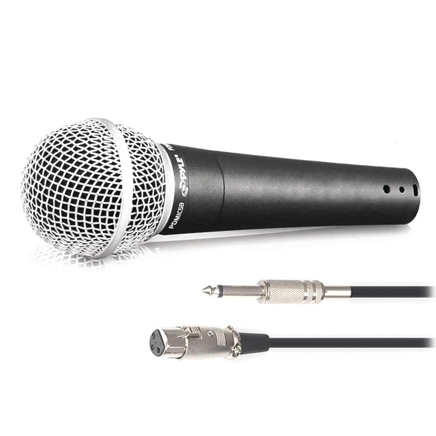 PYLE PDMIC58 Dynamic Handheld Microphone with XLR to 1/4" Cable