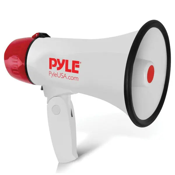PYLE(R) PMP20 20W Battery-Operated Bullhorn with 400-Yard Range and Dual Audio Modes