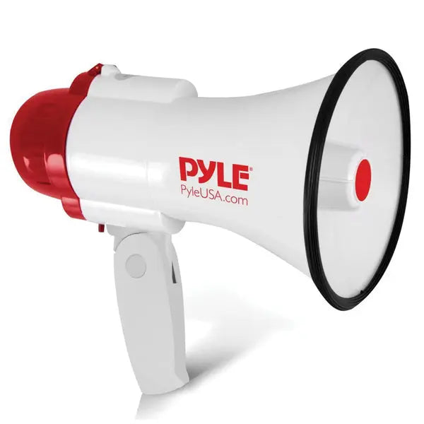 PYLE(R) PRO Megaphone with Siren - 30W Power, 800-Yard Range, Indoor/Outdoor Use