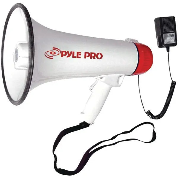 PYLE(R) PRO Megaphone with Siren - 40W Power, 1,000-Yard Range
