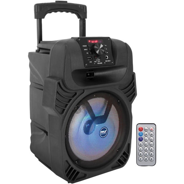 PYLE(R) Portable PA Speaker System PYLPPHP844B with Bluetooth and LED Lights