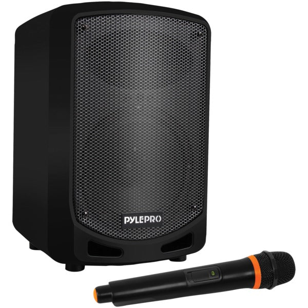 PYLE PSBT65A Bluetooth Portable PA Speaker with 6.5-Inch Subwoofer and Wireless Microphone