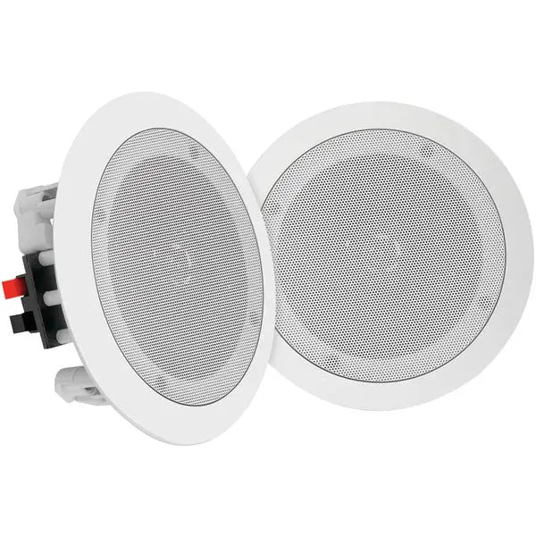PYLE PDICBT852RD 8-Inch Wall/Ceiling Bluetooth Streaming Speaker Pair