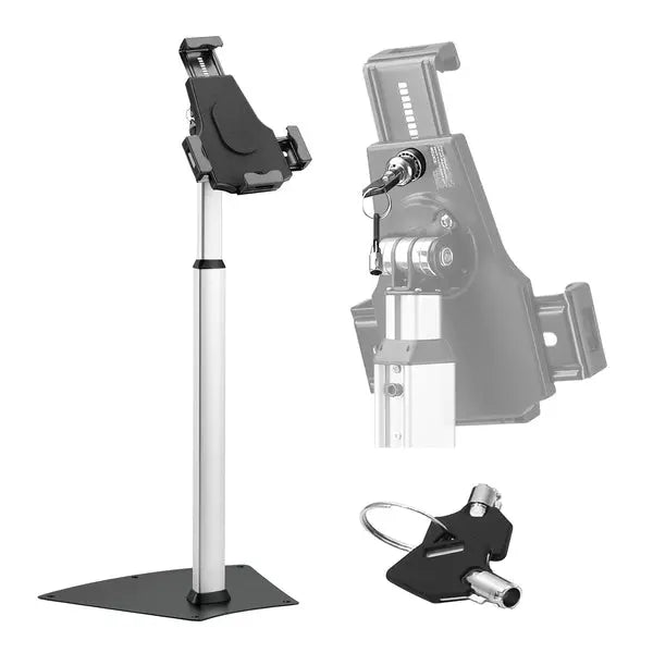 PYLE(R) ATHFT iPad/Tablet Security Display Stand with Adjustable Mount and Anti-Theft Lock