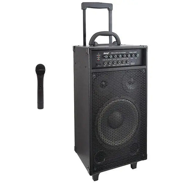 PYLE WRLS Port Bluetooth PA System with Wireless Microphone and Rechargeable Battery