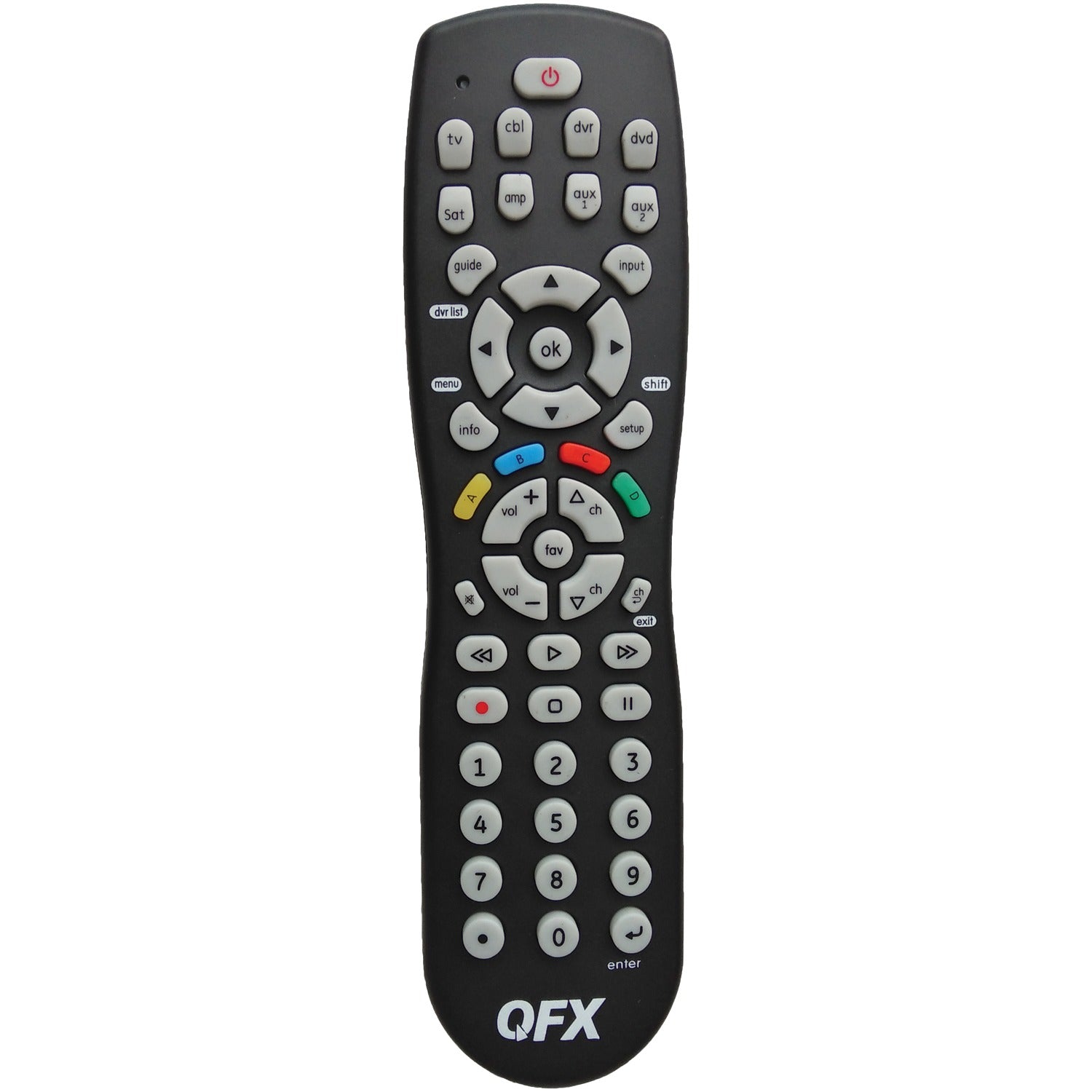 QFX(R) REM-8 8-in-1 Universal Remote Control