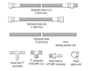 Raymarine A18127 Hose Kit For Verado Engines