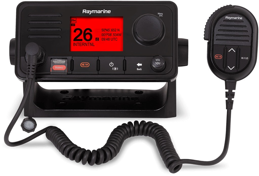 Raymarine RAY63 VHF Marine Radio with Built-in GPS and Digital Selective Calling