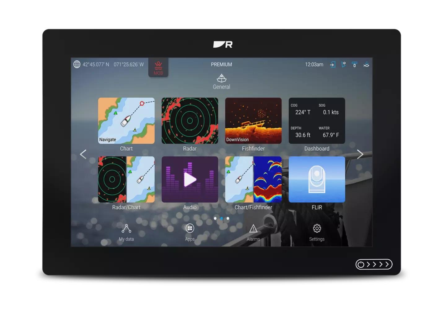 Raymarine Axiom 2 9-Inch Chartplotter E70722 with Built-in Sonar and Navigation Features