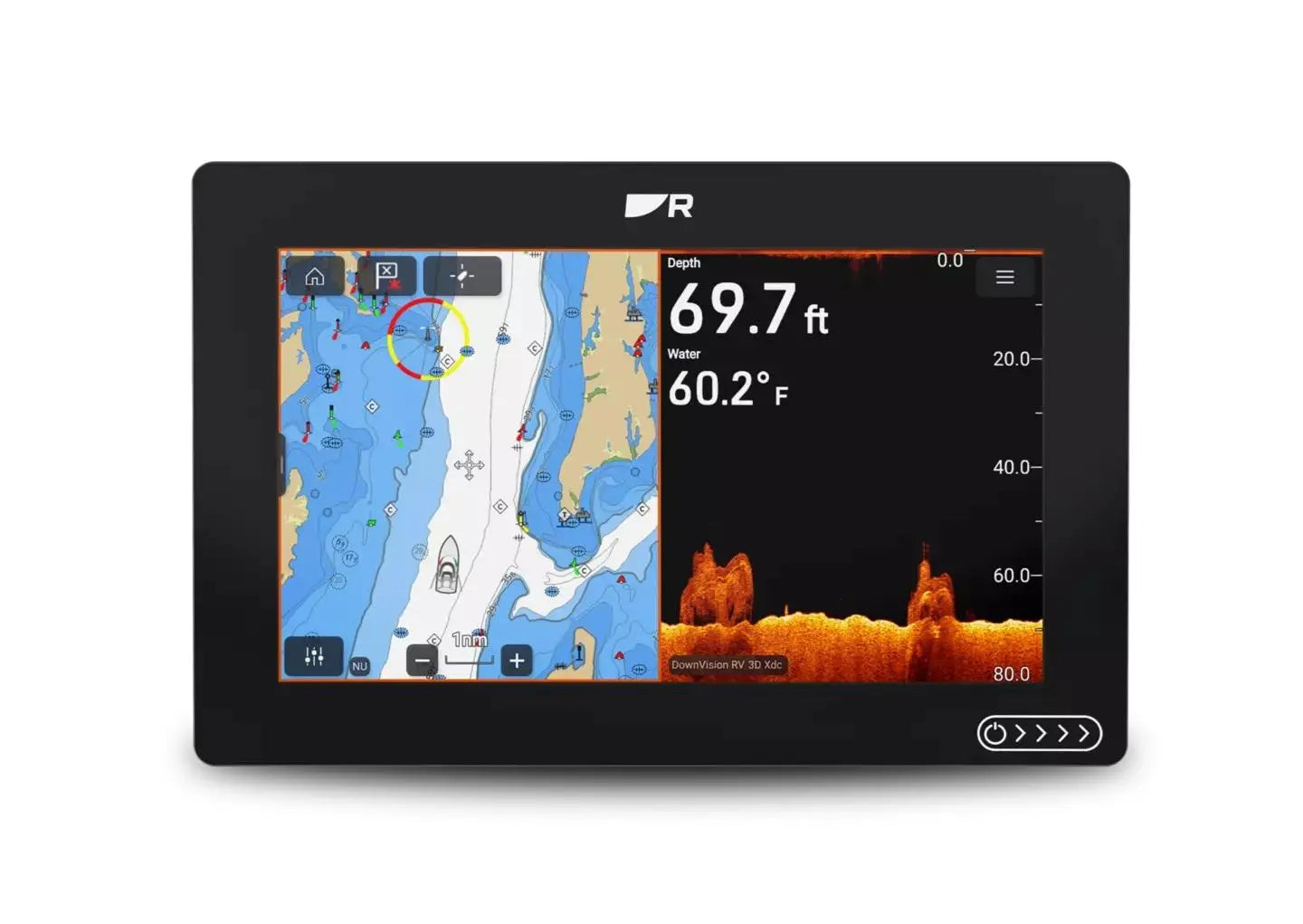 Raymarine Axiom 2 9-inch RV Chartplotter with Sonar and LHC North America - Part E70723-00-102