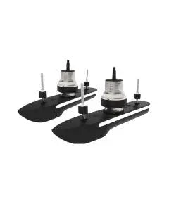 Raymarine RVM-420 Thru-Hull Transducer Pair with 20 Degree Offset for Inboard and Outboard Boats