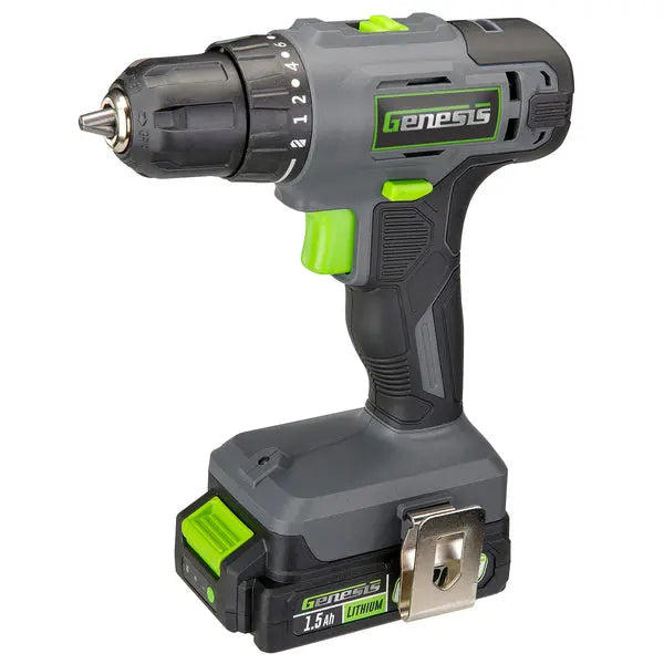 Genesis(R) GLCD2038B 20V 2-Speed Drill/Driver with 3/8-inch Keyless Chuck