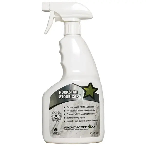 Rockstar Stone Care Spray SCS-750ML – 2-in-1 Clean and Seal for All Stone Surfaces